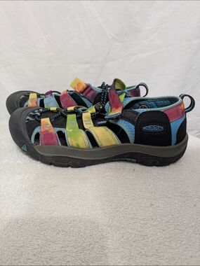 KEEN Newport H2 Sandals Womens 5 Rainbow Tie Dye Water Hiking Adventure Shoes